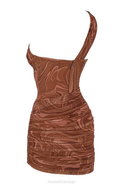 klær utskåret minikjole med clementine swirl print House of CB J6RL567