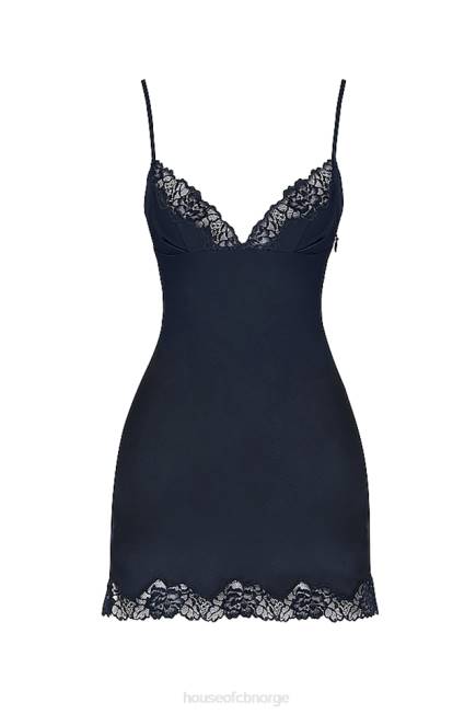 klær soraya navy sateng underkjole House of CB J6RL372