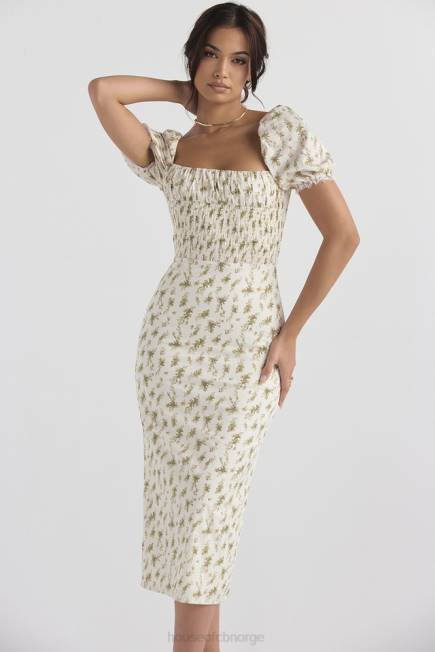 klær bellucci hagetrykk rynket sundress House of CB J6RL425