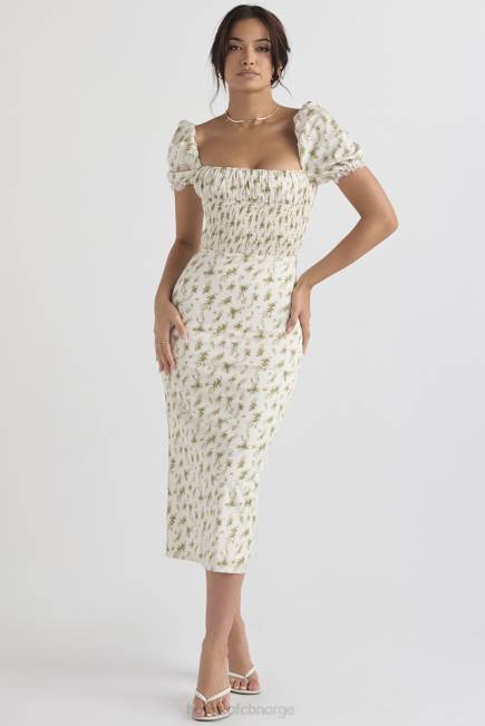 klær bellucci hagetrykk rynket sundress House of CB J6RL425