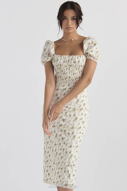 klær bellucci hagetrykk rynket sundress House of CB J6RL425