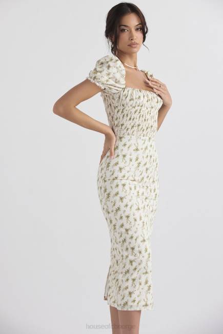 klær bellucci hagetrykk rynket sundress House of CB J6RL425