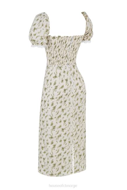 klær bellucci hagetrykk rynket sundress House of CB J6RL425