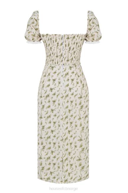 klær bellucci hagetrykk rynket sundress House of CB J6RL425