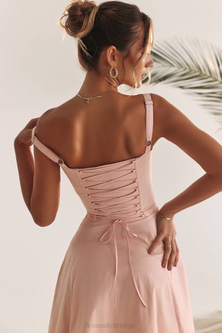klær carmen baby rosa bustier sundress House of CB J6RL196