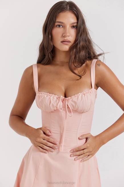 klær carmen baby rosa bustier sundress House of CB J6RL196