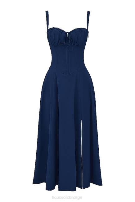 klær carmen fransk marineblå bustier sundress House of CB J6RL286