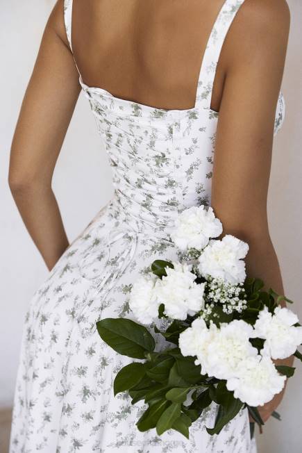 klær carmen hage print bustier sundress House of CB J6RL438