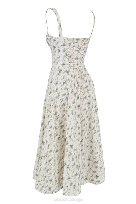 klær carmen hage print bustier sundress House of CB J6RL438
