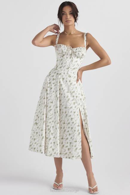 klær carmen hage print bustier sundress House of CB J6RL438