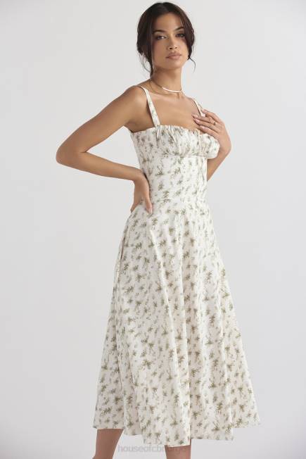 klær carmen hage print bustier sundress House of CB J6RL438