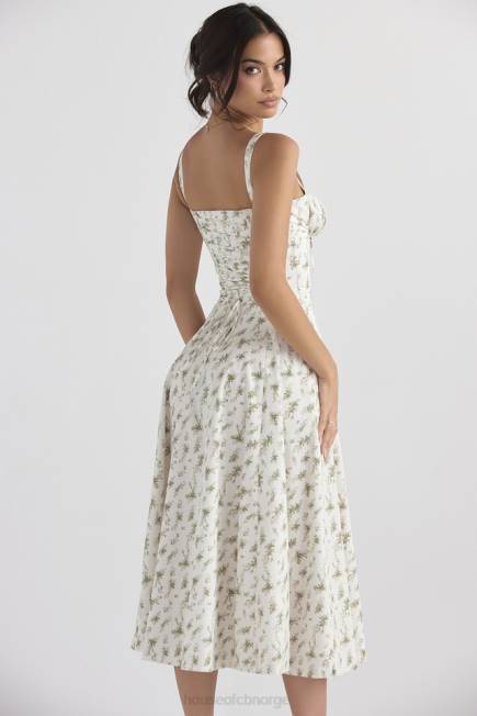 klær carmen hage print bustier sundress House of CB J6RL438