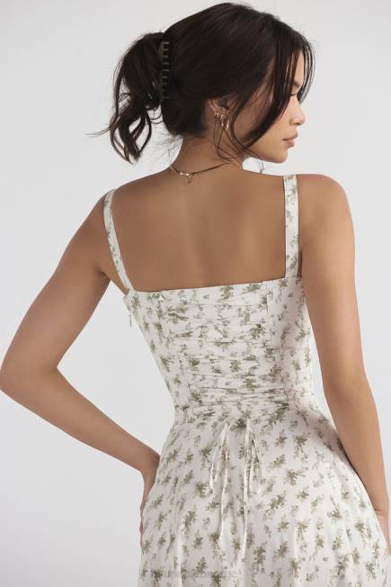 klær carmen hage print bustier sundress House of CB J6RL438