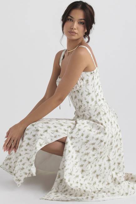 klær carmen hage print bustier sundress House of CB J6RL438