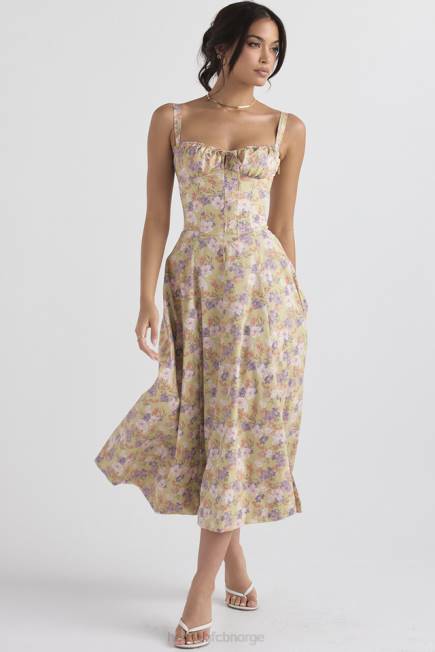 klær carmen peon print bustier sundress House of CB J6RL429