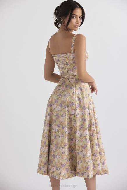 klær carmen peon print bustier sundress House of CB J6RL429
