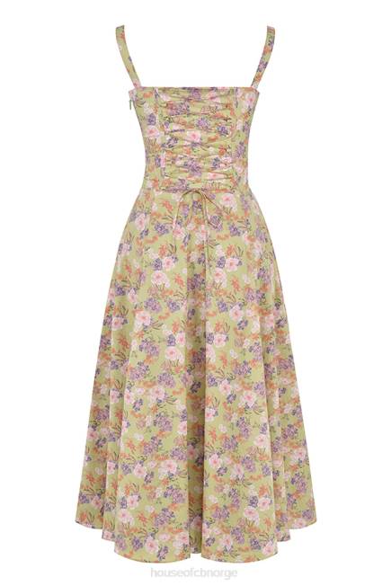 klær carmen peon print bustier sundress House of CB J6RL429