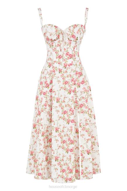 klær carmen rose print bustier sundress House of CB J6RL436