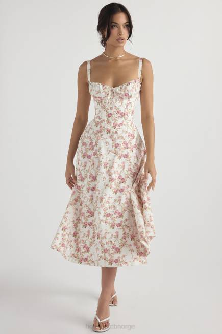 klær carmen rose print bustier sundress House of CB J6RL436