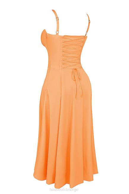 klær carmen tangerine bustier sundress House of CB J6RL188