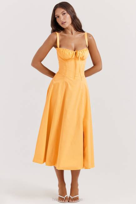 klær carmen tangerine bustier sundress House of CB J6RL188