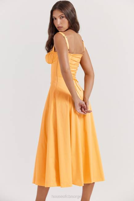 klær carmen tangerine bustier sundress House of CB J6RL188