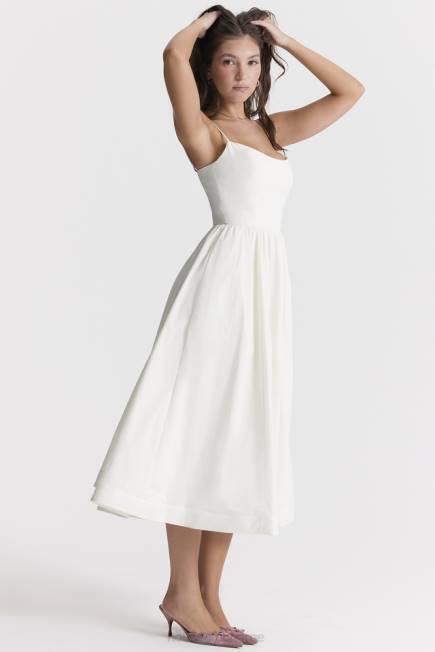 klær lolita elfenben korsett sundress House of CB J6RL271