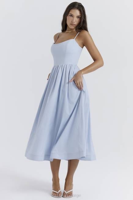 klær lolita myk blå korsett sundress House of CB J6RL212