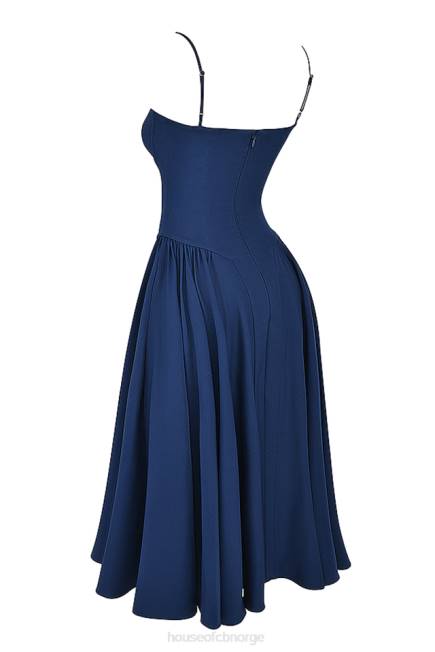 klær samaria fransk marine korsett sundress House of CB J6RL154