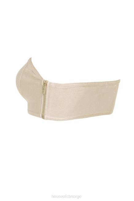 klær naken beige bandasje stroppeløs bh House of CB J6RL1311