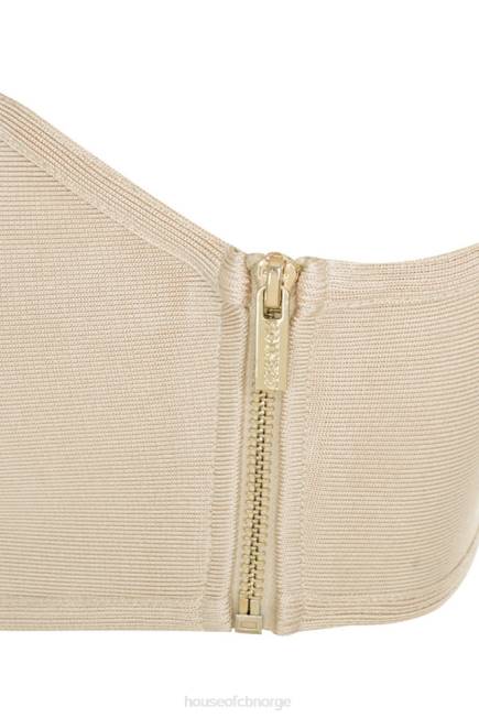 klær naken beige bandasje stroppeløs bh House of CB J6RL1311