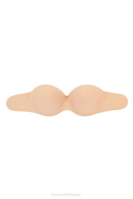 klær stroppeløs ryggløs formstøpt klebrig bh - beige House of CB J6RL1317