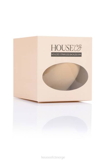 klær stroppeløs ryggløs formstøpt klebrig bh - beige House of CB J6RL1317