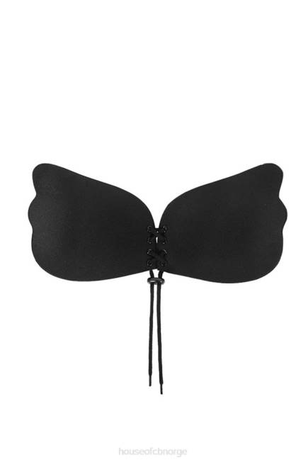 klær ultra push up usynlig BH - svart House of CB J6RL1303