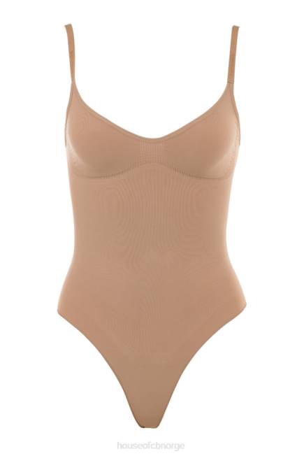 klær skulpturere hel kort bodysuit cafe au lait House of CB J6RL1273