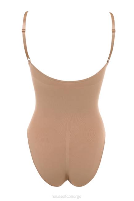 klær skulpturere hel kort bodysuit cafe au lait House of CB J6RL1273
