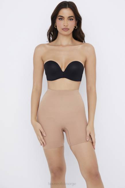 klær skulptur shorts cafe au lait House of CB J6RL1261
