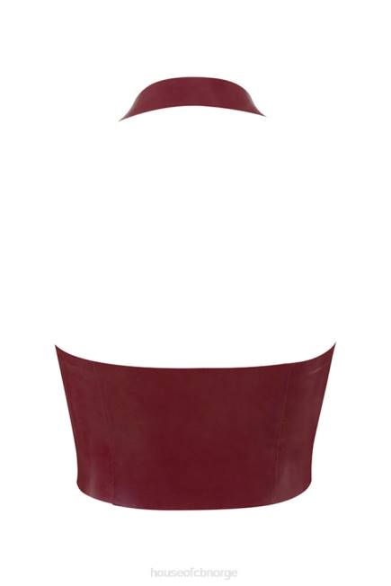 klær ariadne merlot latex grime topp House of CB J6RL681
