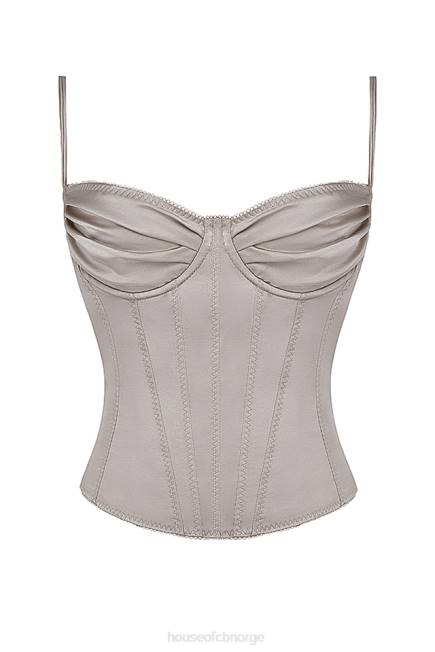 klær chantal champagne sateng topp House of CB J6RL683