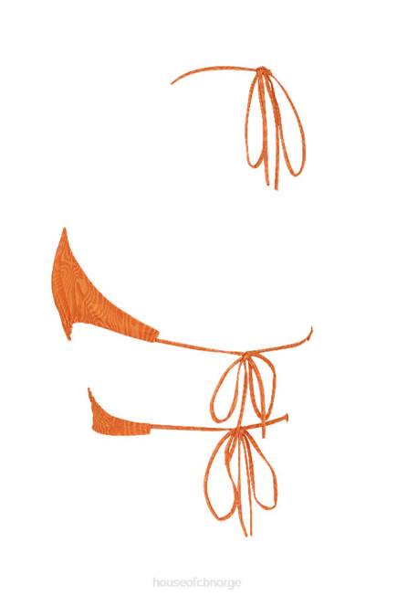 klær elskerinne rocks vacay mode oransje halter neck crop top House of CB J6RL747