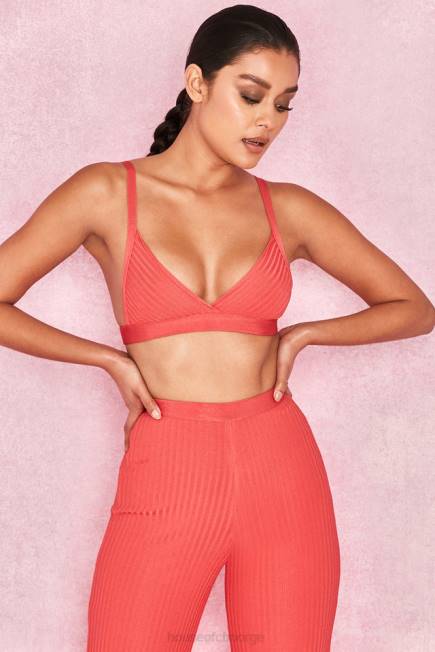 klær jae coral bandasje bralet topp House of CB J6RL819