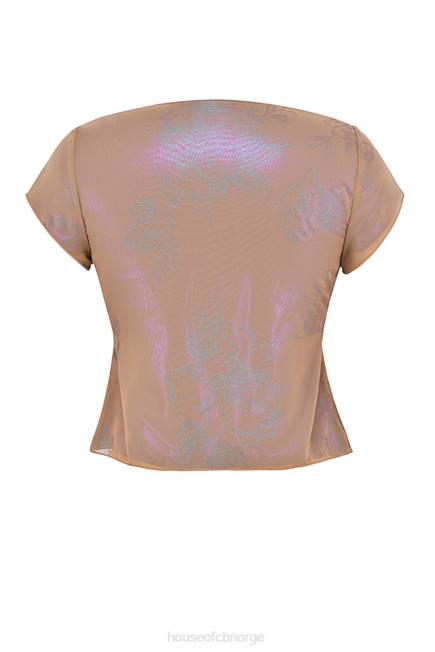 klær maia shimmer cafe au lait slips foran topp House of CB J6RL700