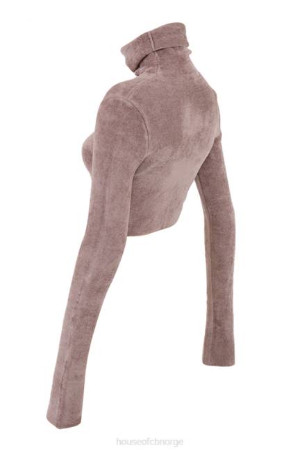 klær suri rose chenille cropped topp House of CB J6RL688