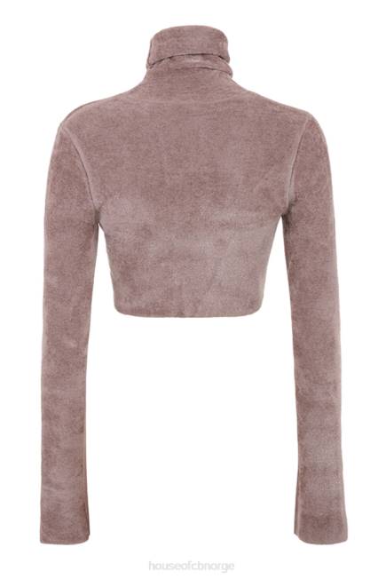 klær suri rose chenille cropped topp House of CB J6RL688