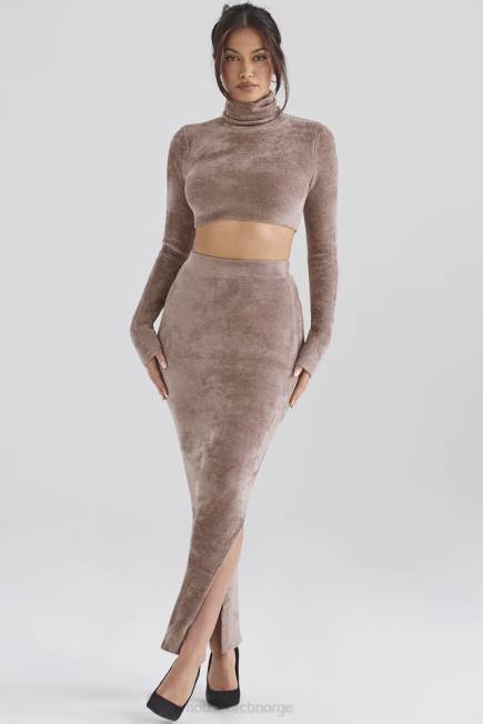 klær suri rose chenille cropped topp House of CB J6RL688