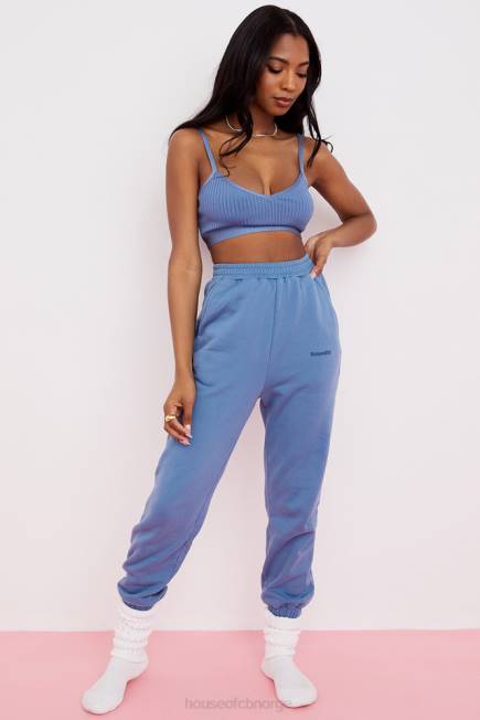 klær evie azurblå bandasje bralette House of CB J6RL759