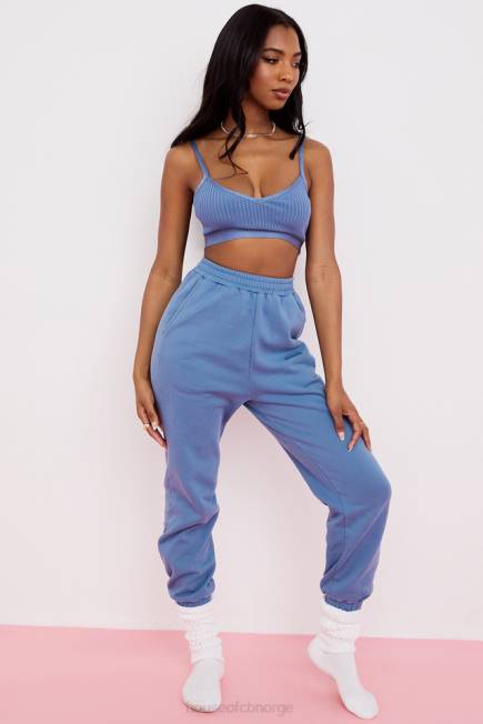 klær evie azurblå bandasje bralette House of CB J6RL759