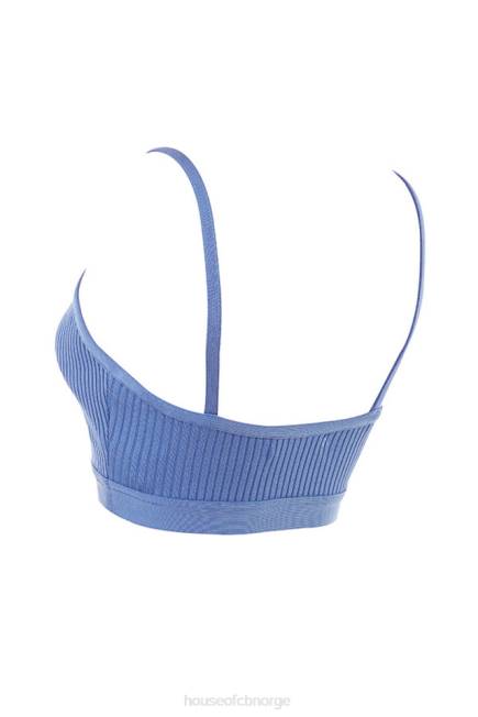 klær evie azurblå bandasje bralette House of CB J6RL759
