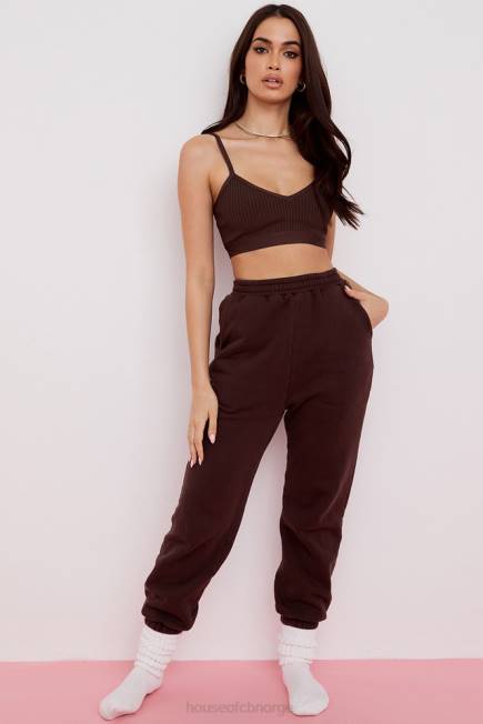 klær evie brun bandasje bralette House of CB J6RL760