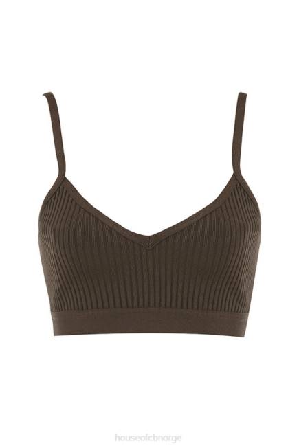 klær evie brun bandasje bralette House of CB J6RL760